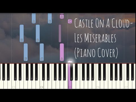 Castle On A Cloud - Les Miserables piano tutorial