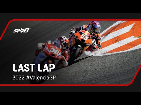 MotoGP3 第20戦バレンシア 決勝レースのラストラップ動画