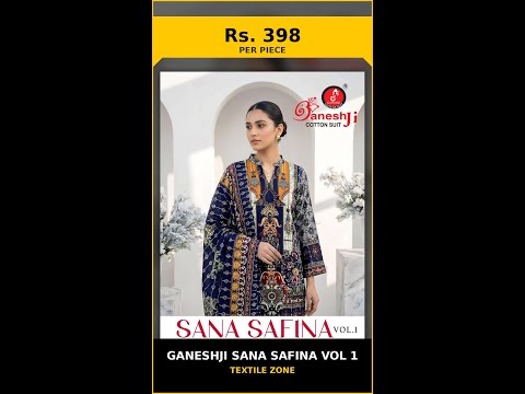 Ganeshji Sana Safina Vol 1 - Stitched Suits – product video thumbnail