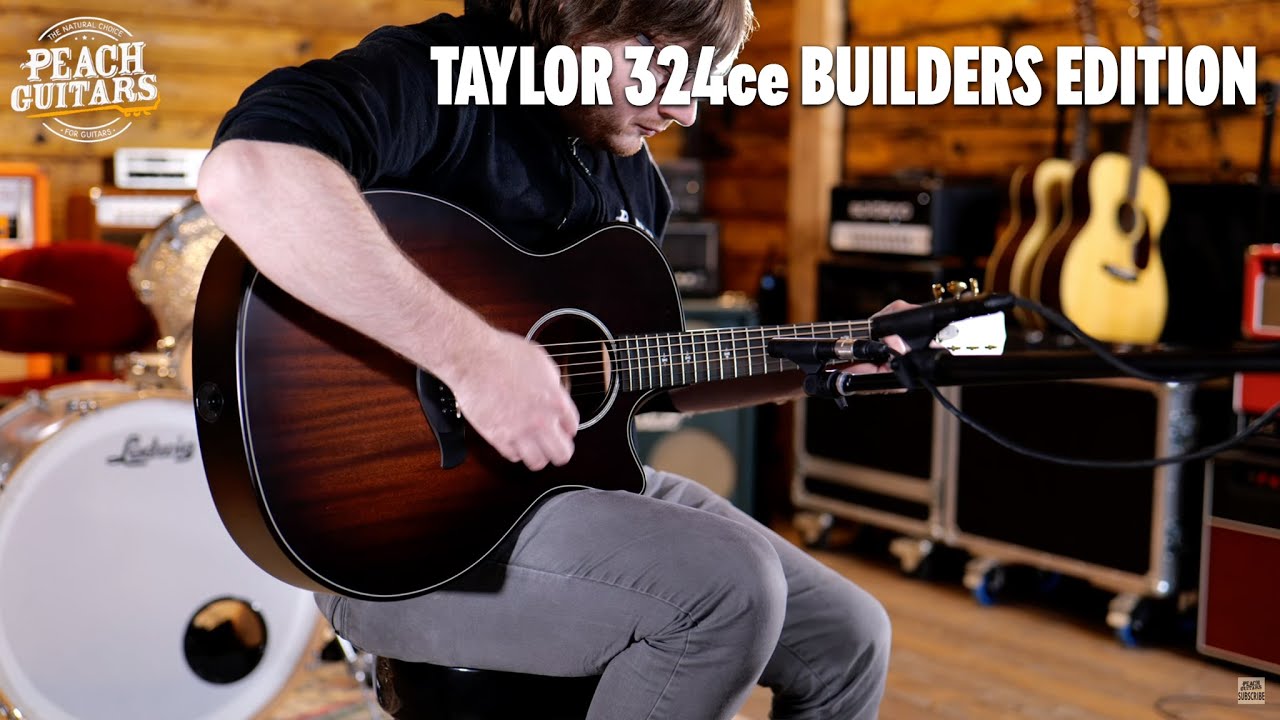 No Talking...Just Tones | Taylor 324ce Builders Edition - YouTube