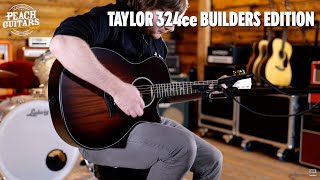Video thumbnail for No Talking...Just Tones | Taylor 324ce Builders Edition by Peach Guitars