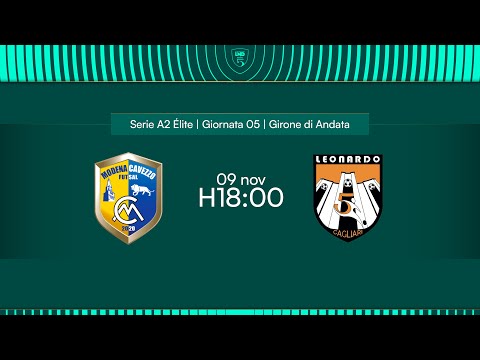 Modena Cavezzo-Leonardo 1-5 | 5ª giornata | Serie A2 Élite 2024/2025 - Girone A