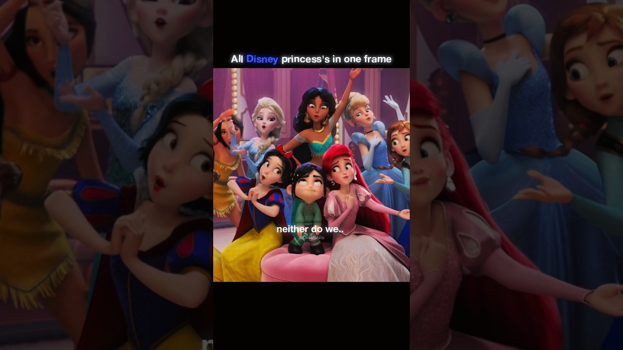 All Disney Princesses in One Epic Frame | 🎥Ralph Breaks The Internet 2018