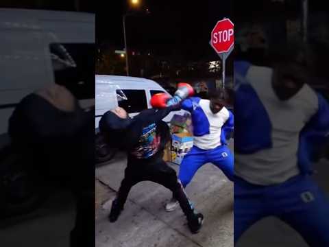 NOTICUZ KNOCKS DOWN KAY FLOCKS MANS (GOTTI BLU♿️) #shorts #noticuz #freekayflock