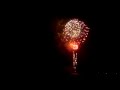 Summer Fireworks At Beach Over Atlantic Ocean