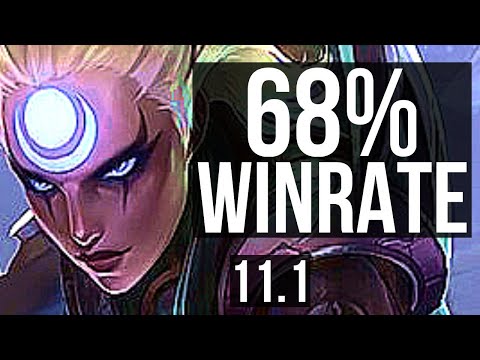 DIANA vs ZOE (MID) | 8/0/3, 68% winrate, Legendary | EUW Diamond | v11.1
