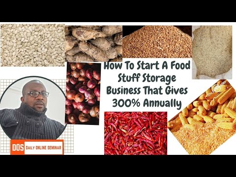 , title : 'How To Start A Food Stuff Storage Business That Makes 300% Annually'
