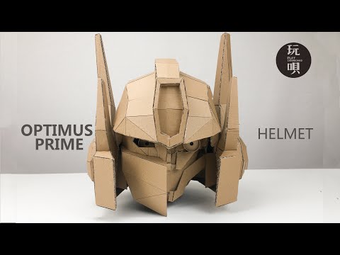 How to Make OPTIMUS PRIME Helmet with Cardbords| PLAY CARDBOARD