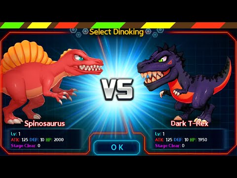 DINO KING #20: Spinosaurus VS Dark T-Rex | Part 01 | Dino King
