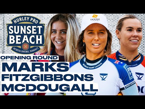 Caroline Marks, Sally Fitzgibbons, Zoe McDougall | Hurley Pro Sunset Beach 2024 - Opening Round