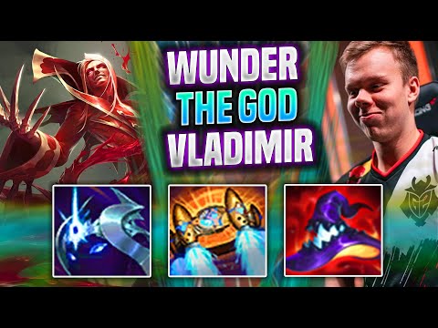 WUNDER IS A GOD WITH VLADIMIR! - FNC Wunder Plays Vladimir Top vs Garen! | Season 2022