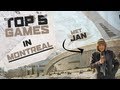 AFK: Top 5 Games uit Montreal