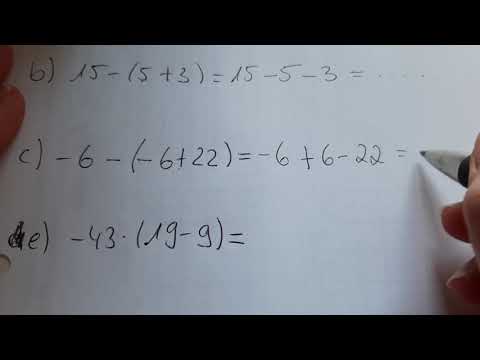 Tipps S.33/3 Klammern auflösen und Minusklammer