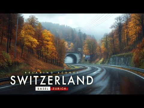 Basel to Zurich, Switzerland 🚗 Scenic Driving Tour