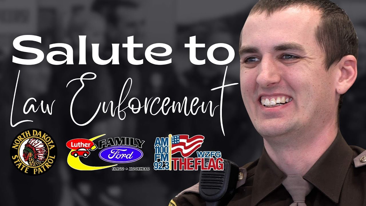 Trooper Darin Malafa & ND Highway Patrol;. We Salute you!