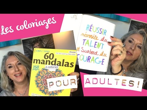 Antistress... Les coloriages pour adultes!