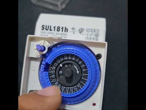 Programación de reloj horario SUL181h Geya