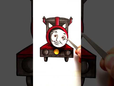 Choo-Choo-Charles papercraft #choochoocharles #toonymoonyart #shorts