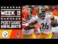 Steelers vs. Browns | NFL Week 11 Game Highlights