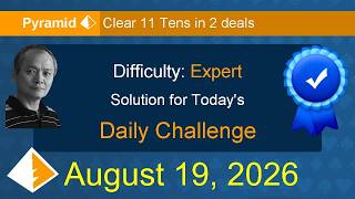 Microsoft Solitaire Collection: Pyramid - Expert - August 19, 2026