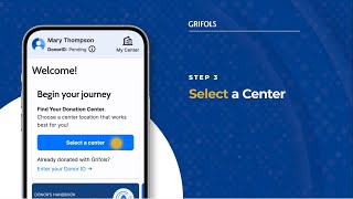 DonorHub™: Select a Center
