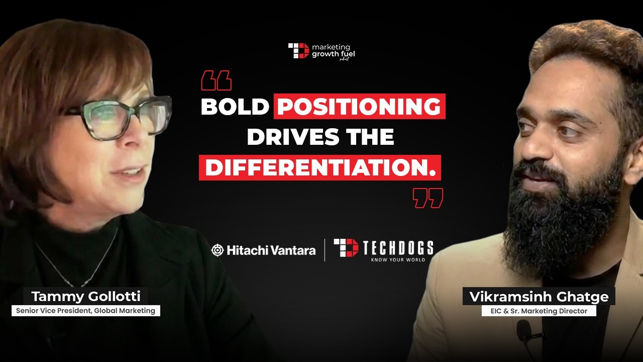 TechDogs-"Marketing To Buyers And Bots Ft. Tammy Gollotti, SVP Global Marketing At Hitachi Vantara" TechDogs-"Marketing To Buyers And Bots Ft. Tammy Gollotti, SVP Global Marketing At Hitachi Vantara"