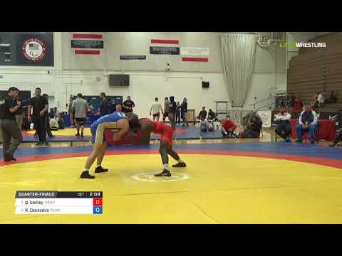 FS/74 KG/74 Q, Quinton Godley, Wolfpack Wrestling Club Vs Rasul Dzukaeva, Russia.mp4