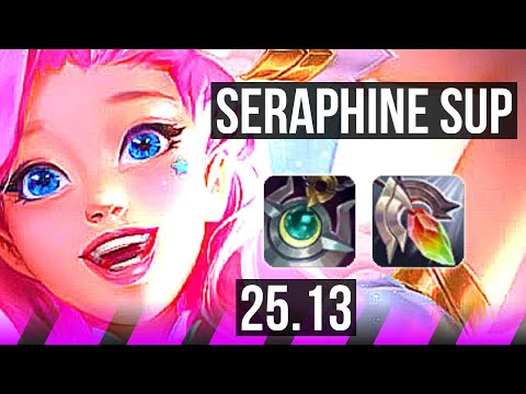 SERAPHINE & Senna vs SWAIN & Jinx (SUP) | 2/1/17 | EUW Master | 25.13
