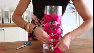 DIY Ribbon Corset Vase | Valentine