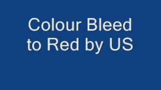 Us - Colour bleed to red(fightstar cover)