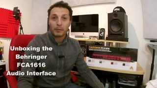 Video thumbnail for Behringer Firepower FCA1616 - Part 1 Unboxing by RecordingStudio9.com