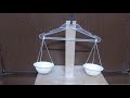 Model of balancing scale /weighing scale for measurement | DIY balancing scale with hanger