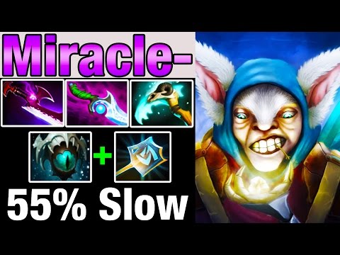 Miracle- Meepo - Skadi + Geostrike = 55% Move Speed Slow - SO HARD - Dota 2