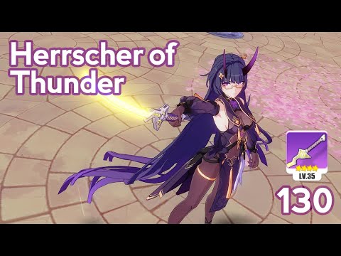 Herrscher of Thunder with 4-star weapon vs. ER 130