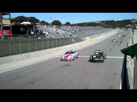 Start of the IMSA GT3 Round 13 Race at Mazda Raceway Laguna Seca