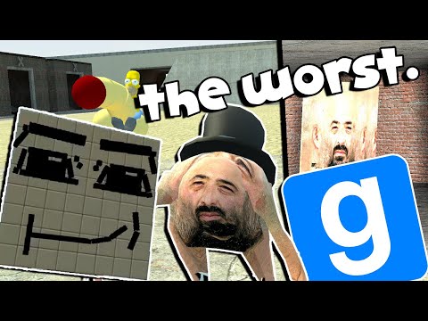 The worst Garry's Mod Dupes.