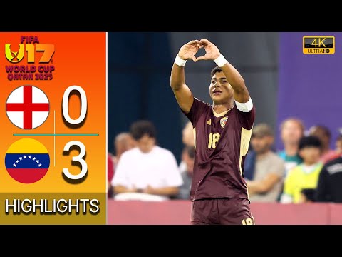 England vs Venezuela U17 (0-3) Highlights & All Goals | U17 World Cup 2025