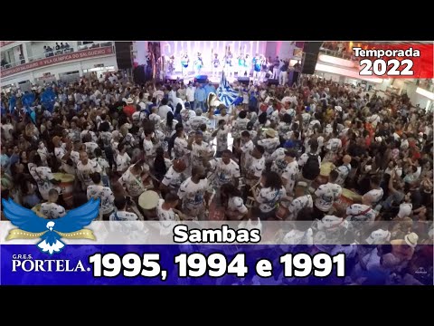 Portela 1995, 1994 e 1991 | Samba ao vivo no Salgueiro Convida #SC22