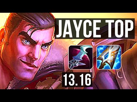 JAYCE vs FIORA (TOP) | 2.1M mastery, 1500+ games, Godlike | KR Master | 13.16