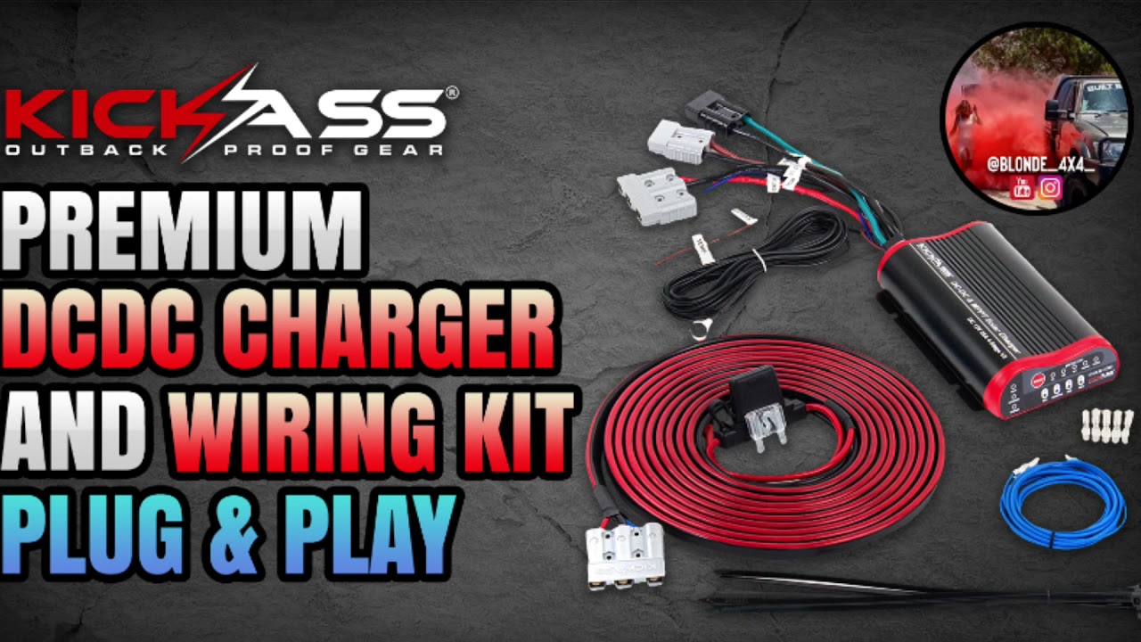 Watch customer video of KickAss Premium Plug & Play DCDC Wiring Kit