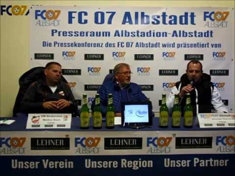 Pressekonferenz  FC 07 Albstadt - VfB Neckarrems