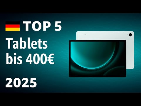 TOP-5: The best tablets up to 400€ – Test 2025!