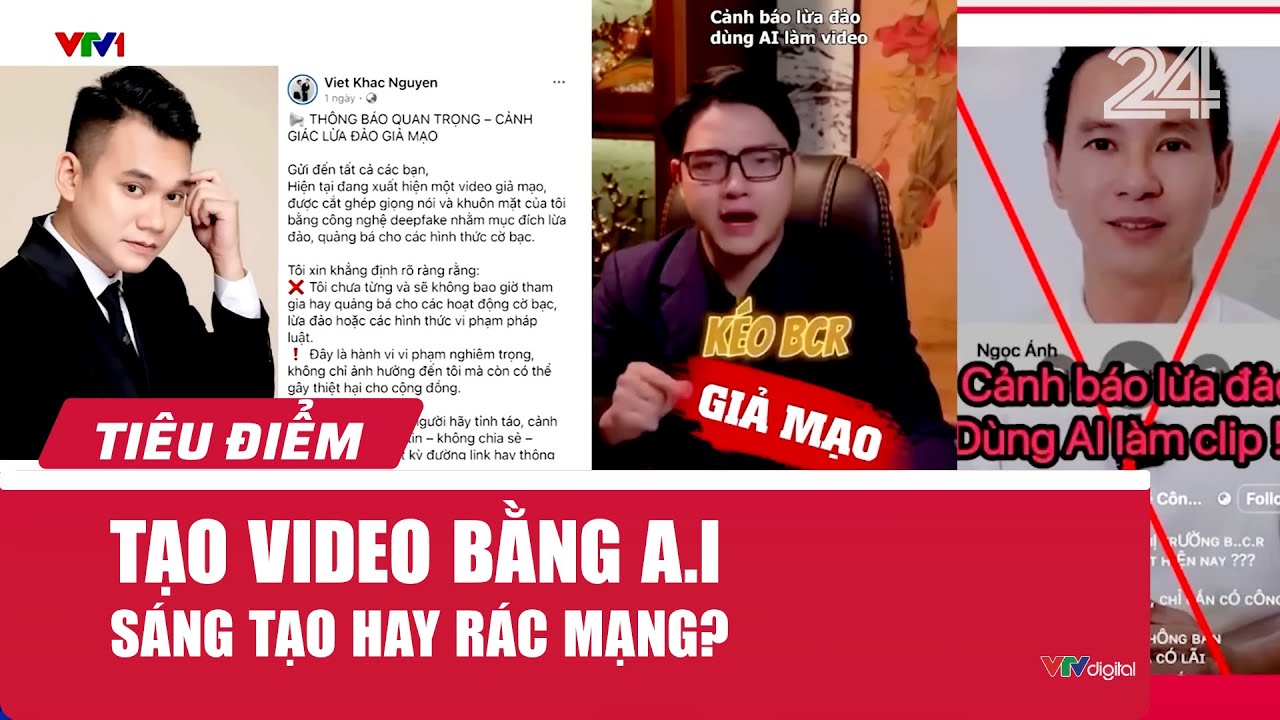 Tạo video bằng A.I - Sáng tạo hay rác mạng?