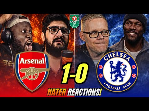 Arsenal & Chelsea’s RIVALS & HATERS reactions to Arsenal 1-0 Chelsea! League Cup Reactions