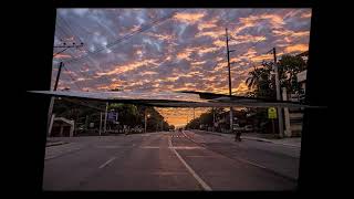 Beautiful road to Kidapawan Free Stock Images
