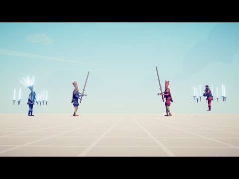 SWORDCASTER & EVERY UNIT vs SWORDMASTER & EVERY UNIT - Totally Accurate Battle Simulator TABS