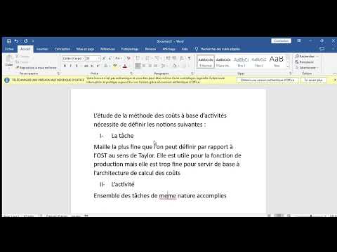 contrôle de gestion I CAE traitement des charges indirectes