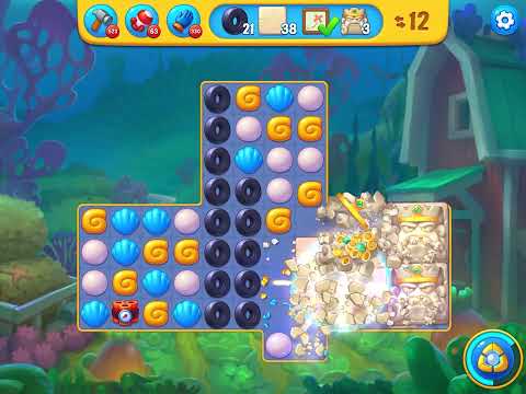 Fishdom level 7878 no boosters フィッシュダム ノーマル [Friend's]