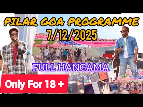 Pilar Goa Programme [07/12/2025]🫨🤯//Orchestra Program Goa //Niroj Official Vlog 