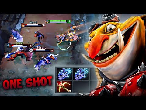 Brutal Burst Damage Techies🔥🔥🔥x2 Moon Shard + Daedalus Max Attack Speed 56Kills | Dota 2